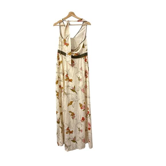 Modcloth Floral Halter Maxi Dress Size 8 - Picture 3 of 15